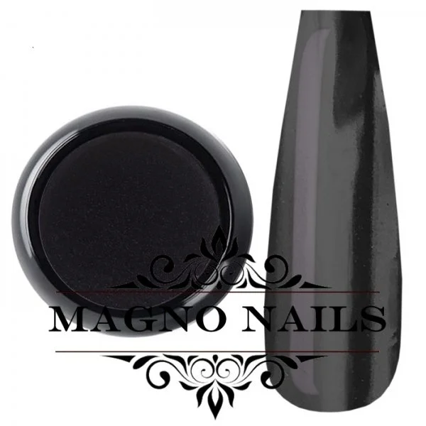 Chrome Pigment - Chrom Powder - Black Nail Art Nailart Puder